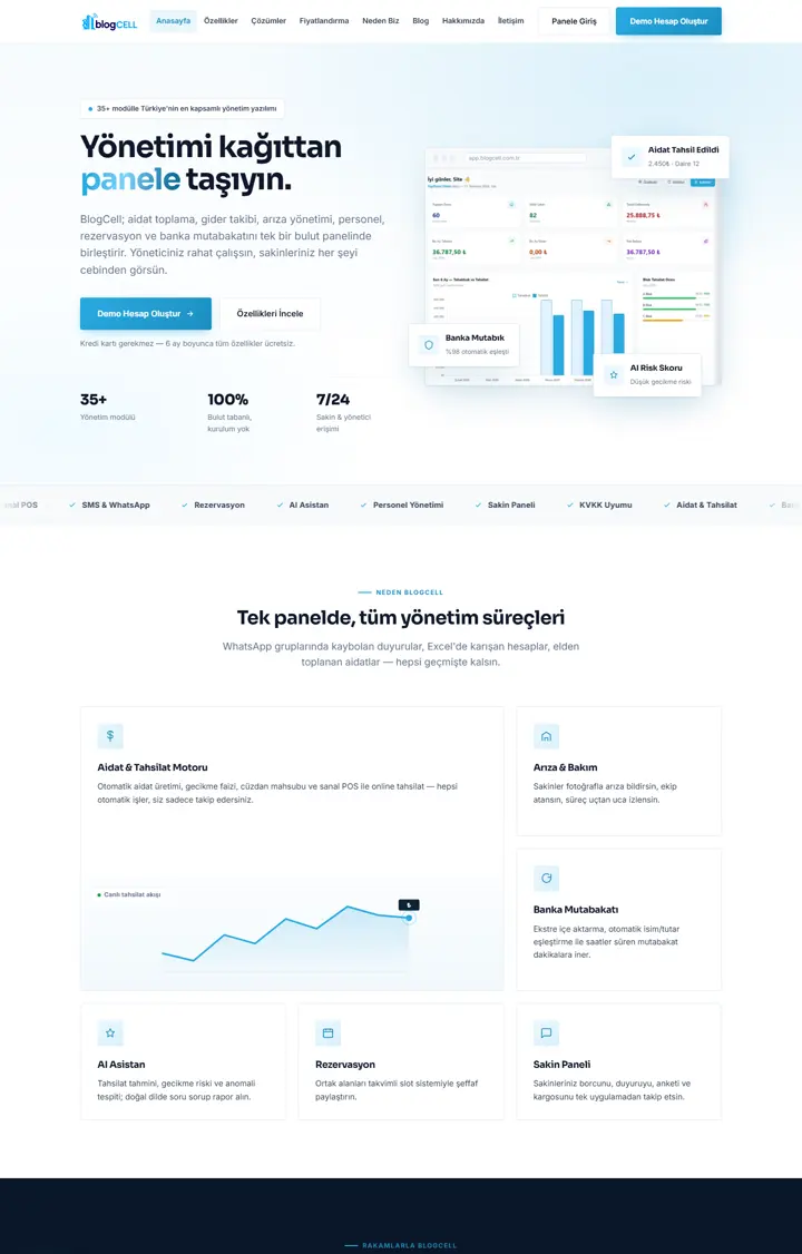 BlogCell web sitesi